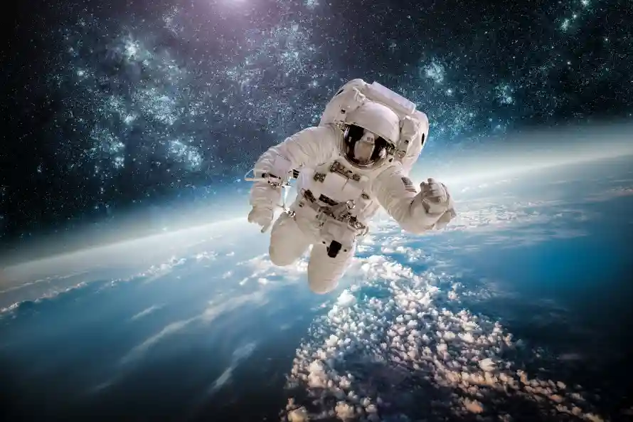 4k宇宙壁纸 - 宇航员 - 太空探索 - 星空背景「哲风壁纸」