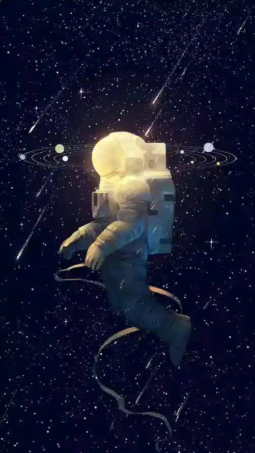 4k奇幻壁纸 - 宇航员 - 太空探索 - 奇幻星空「哲风壁纸」