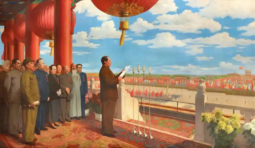 5k天安门壁纸-毛主席 - 历史时刻-庆典画面「哲风壁纸」