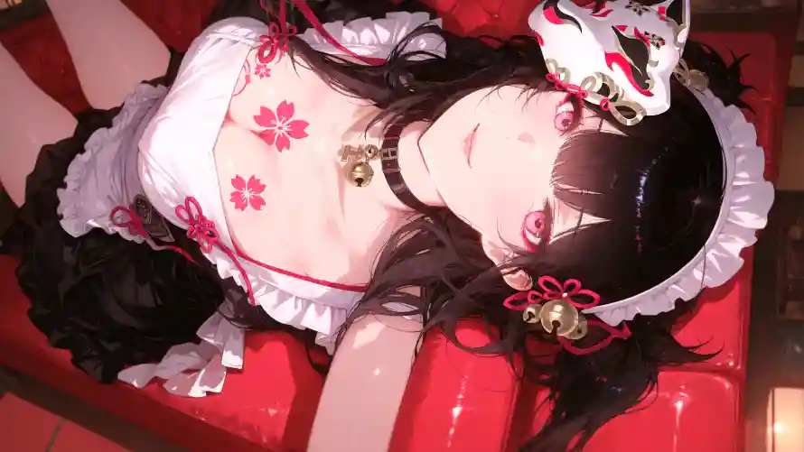 3k美女壁纸-少女插画壁纸和花火-日系插画热门的壁纸「哲风壁纸」
