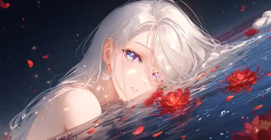 5k少女壁纸-意境图片和鹤-梦幻插画热门的壁纸「哲风壁纸」