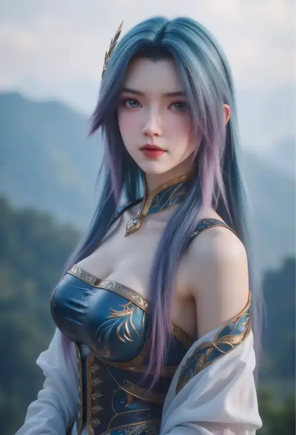 4k王秋儿壁纸 - 斗罗大陆 - 玄幻角色 - 银发战姬「哲风壁纸」