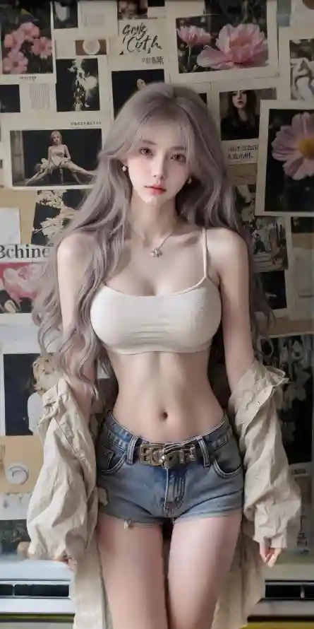 4k性感美女壁纸 - 照片墙背景 - 热门壁纸 - wallpaper「哲风壁纸」