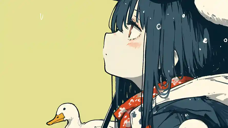 2k可爱壁纸-可爱女孩和女孩-少女插画热门的壁纸「哲风壁纸」