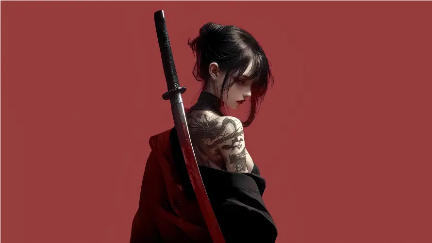 4k女性壁纸 - 高冷 - 刀客 - wallpaper「哲风壁纸」