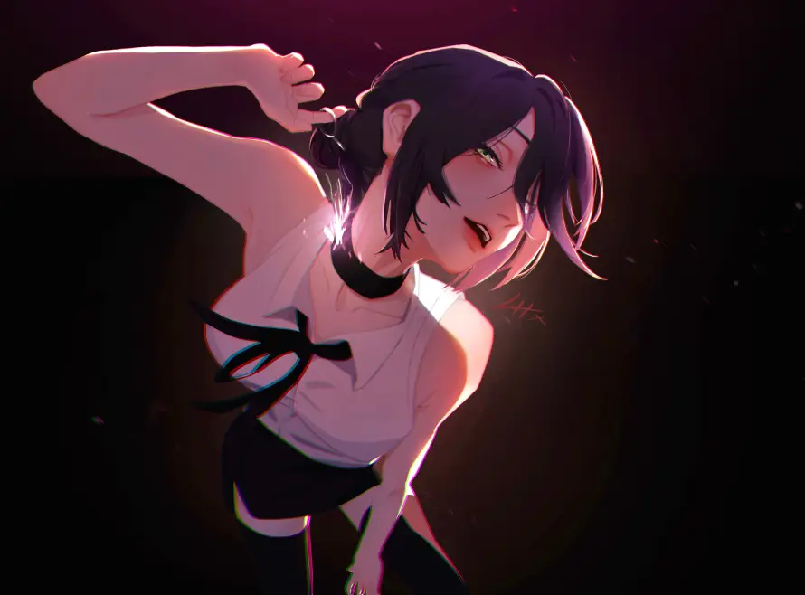 3k少女壁纸-电锯人壁纸和动漫插画-少女角色「哲风壁纸」