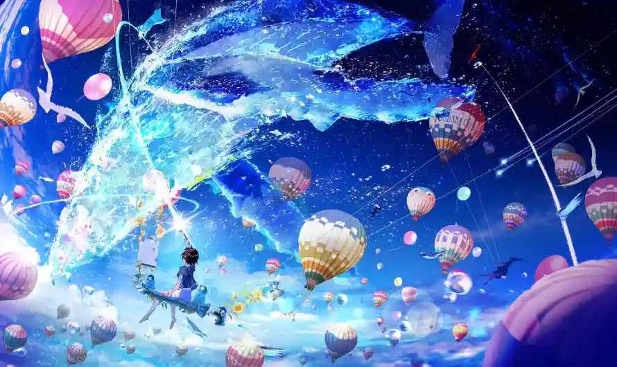 4k二次元壁纸 - 绘画蓝天 - 热门壁纸 - wallpaper「哲风壁纸」