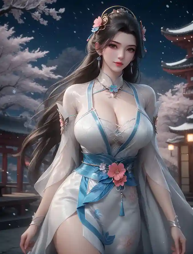 4k仙逆壁纸 - 古风 - 月夜 - 美人「哲风壁纸」