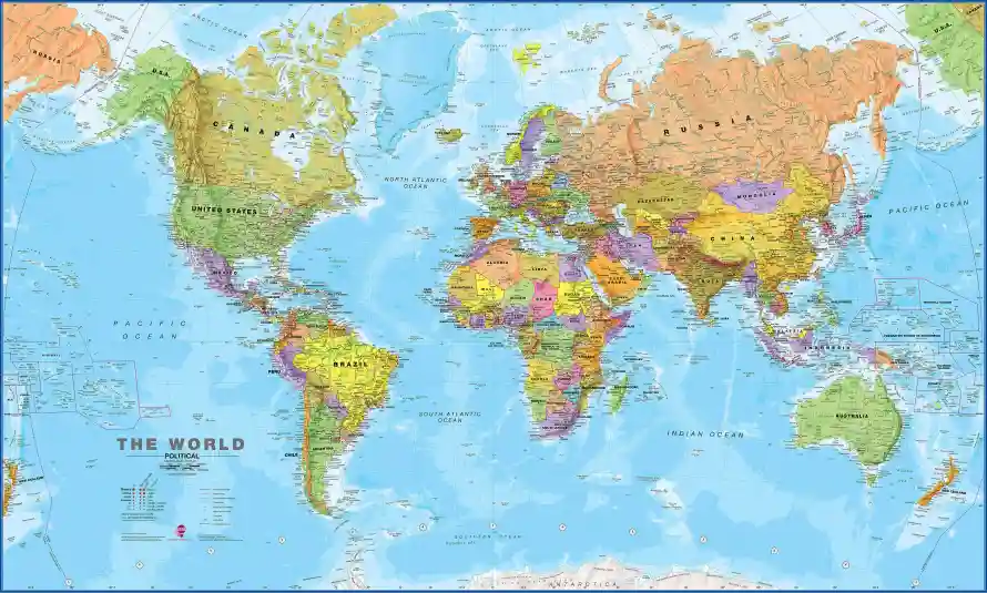 4k地图壁纸-世界地图和背景-热门的壁纸「哲风壁纸」