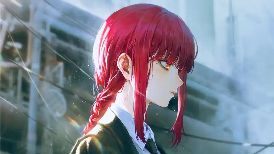 4k少女壁纸 - 红发 - 动漫侧脸 - 红发少女「哲风壁纸」 4k少女壁纸 - 红发 - 动漫侧脸 - 红发少女「哲风壁纸」