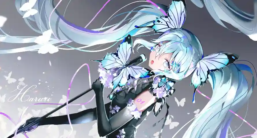 2k二次壁纸-二次元壁纸和蓝发-初音未来壁纸推荐「哲风壁纸」