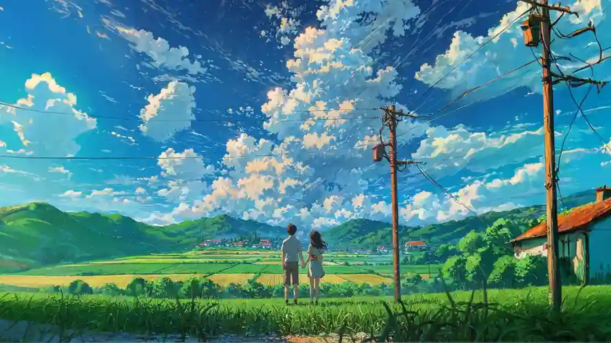 4k夏日壁纸 - 情侣 - 村庄 - 田野「哲风壁纸」 4k夏日壁纸 - 情侣 - 村庄 - 田野「哲风壁纸」