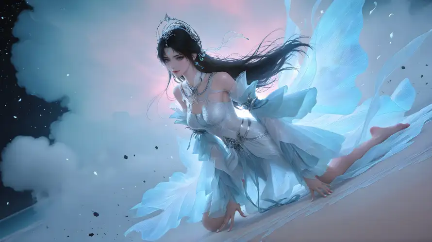 4k仙女壁纸 - 清漪 - 云雾背景 - 完美世界「哲风壁纸」 4k仙女壁纸 - 清漪 - 云雾背景 - 完美世界「哲风壁纸」