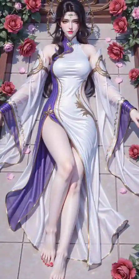 4k玄衣壁纸 - 高开叉 - 古风女性 - 斗破苍穹「哲风壁纸」