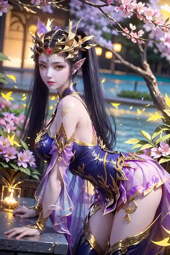 4k樱花壁纸 - 紫妍 - 蝴蝶 - 动漫壁纸「哲风壁纸」
