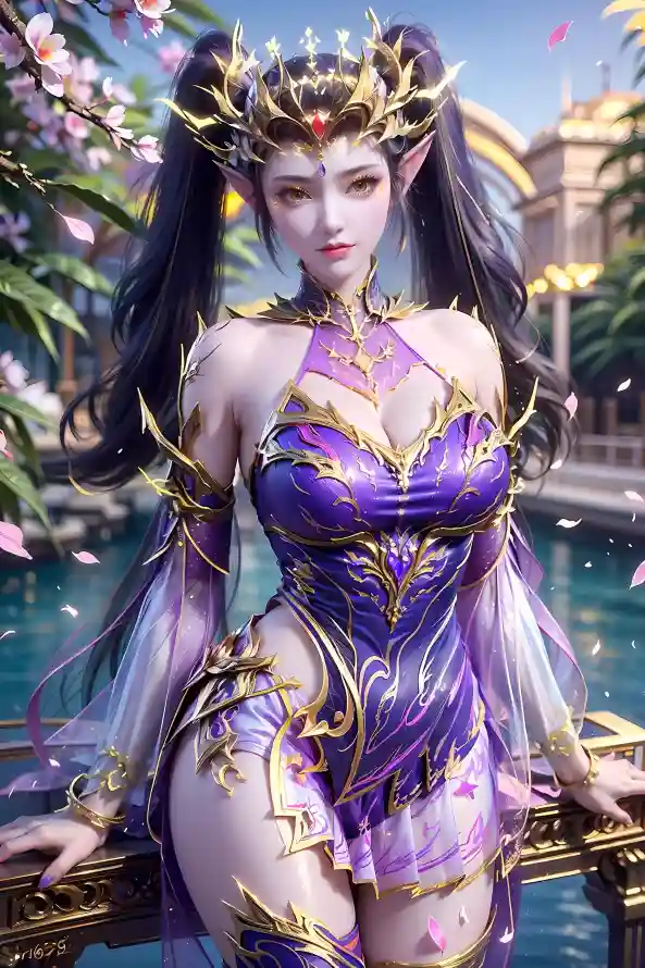 4k紫妍壁纸 - 动漫壁纸 - 斗破苍穹 - 水池背景「哲风壁纸」