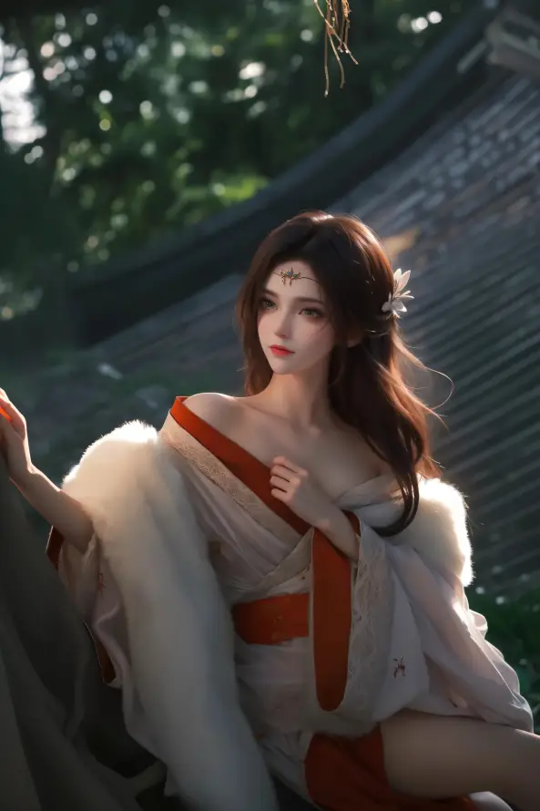 4k仙侠壁纸 - 动漫 - 古风 - 橙纹「哲风壁纸」