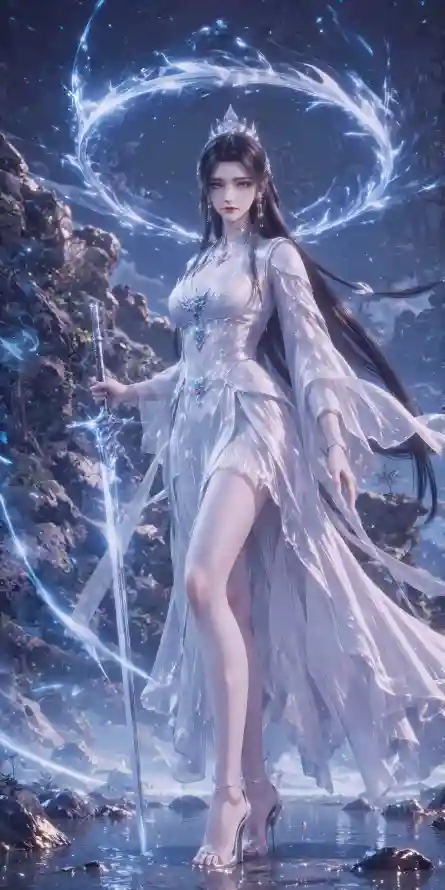 4k诛仙壁纸 - 天琊剑 - 陆雪琪 - 冰雪仙境「哲风壁纸」