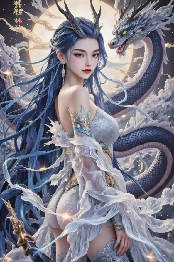 4k云雾壁纸 - 龙 - 国漫 - 国风「哲风壁纸」