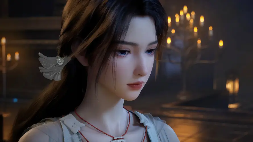 4k凡人壁纸 - 古风 - 宋玉 - 烛光「哲风壁纸」