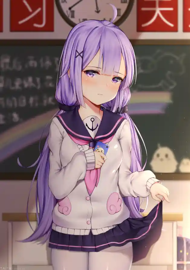 4k校服壁纸 - 长发 - 水手服 - 动漫女孩「哲风壁纸」