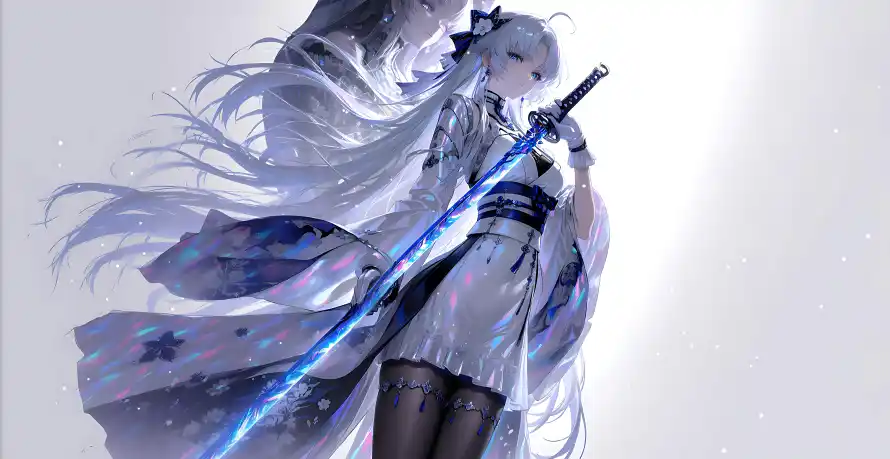 4k光剑壁纸 - 和服 - 壁纸 - 白发「哲风壁纸」 4k光剑壁纸 - 和服 - 壁纸 - 白发「哲风壁纸」