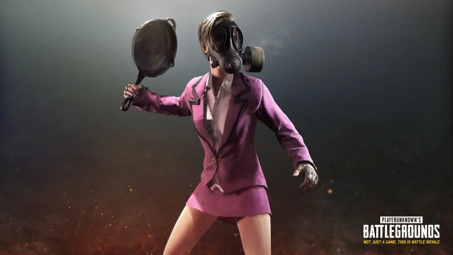 4k平底锅壁纸 - PUBG - 女性角色 - 粉色外套「哲风壁纸」