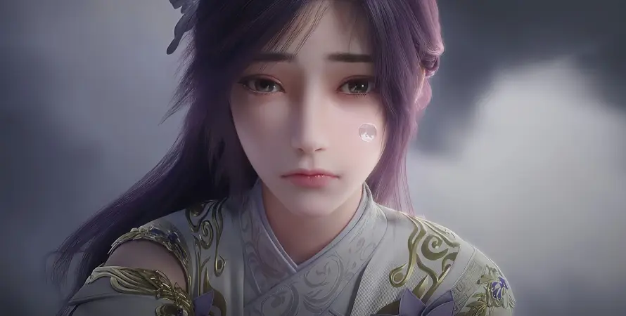 4k云曦壁纸-浅色衣和云雾-完美世界壁纸分享「哲风壁纸」