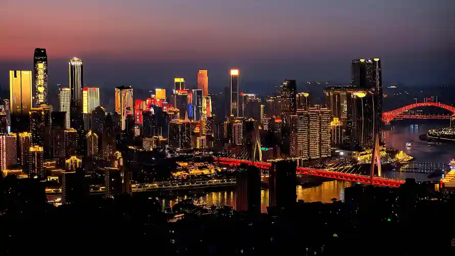 4k城市壁纸 - 夜景 - 桥梁 - 江景「哲风壁纸」 4k城市壁纸 - 夜景 - 桥梁 - 江景「哲风壁纸」