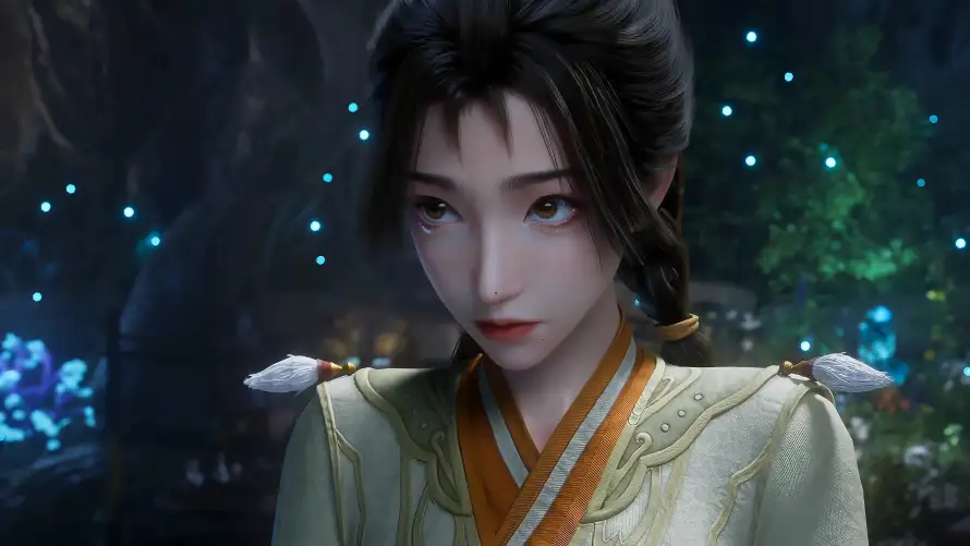 4k古装壁纸 - 公孙杏 - 森林背景 - 绿色衣袍「哲风壁纸」 4k古装壁纸 - 公孙杏 - 森林背景 - 绿色衣袍「哲风壁纸」