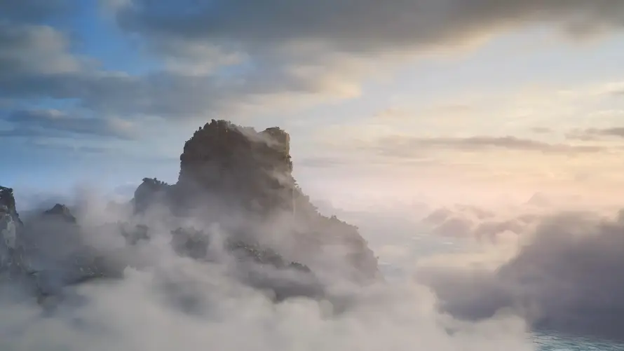 4k云雾壁纸 - 仙侠 - 天空 - 山峰「哲风壁纸」