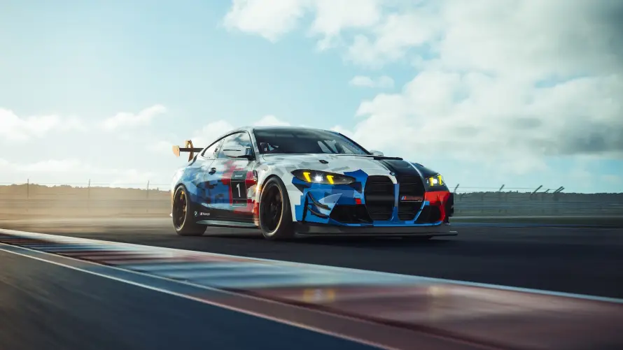 4k赛道壁纸 - BMW - EVO - 宝马M4「哲风壁纸」