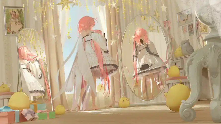 4k少女壁纸 - 房间 - 温馨 - 礼物「哲风壁纸」