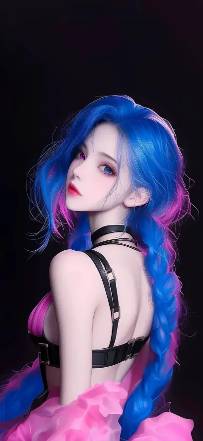 4k性感壁纸 - 美女 - 迷人 - 粉色裙「哲风壁纸」