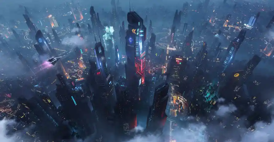 4k夜景壁纸 - 科幻 - 都市 - 霓虹「哲风壁纸」 4k夜景壁纸 - 科幻 - 都市 - 霓虹「哲风壁纸」