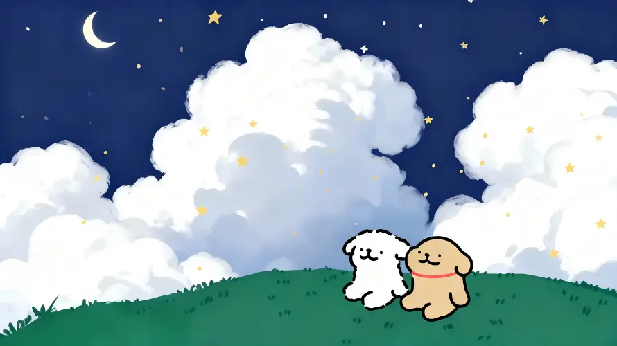 4k云朵壁纸 - 夜晚 - 星星 - 月亮「哲风壁纸」 4k云朵壁纸 - 夜晚 - 星星 - 月亮「哲风壁纸」