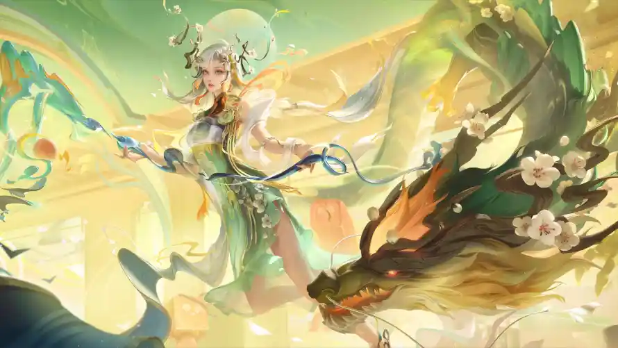 4k古风壁纸 - 龙 - 大乔 - 王者荣耀「哲风壁纸」 4k古风壁纸 - 龙 - 大乔 - 王者荣耀「哲风壁纸」