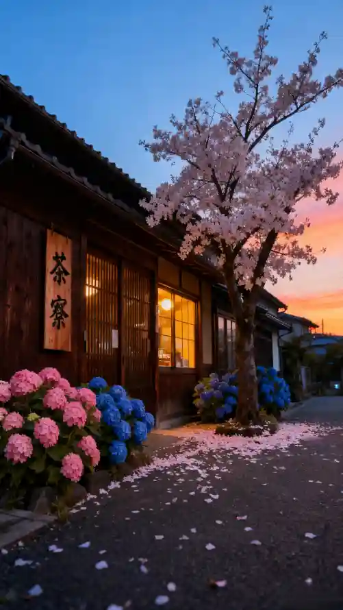 4k樱花树壁纸 - ins风 - 日式建筑 - wallpaper「哲风壁纸」