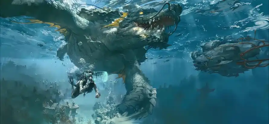 4k奇幻壁纸 - 巨兽 - 水下 - 海洋「哲风壁纸」 4k奇幻壁纸 - 巨兽 - 水下 - 海洋「哲风壁纸」