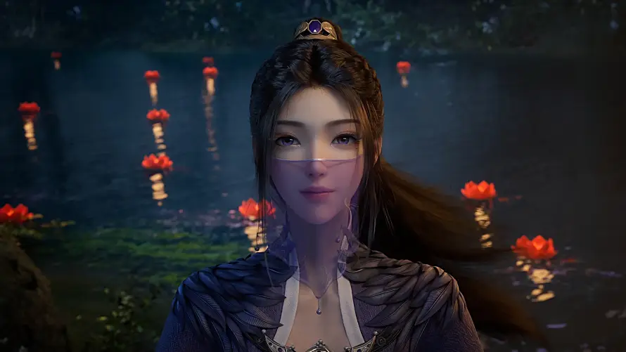 4k古装壁纸 - 古风 - 夜景 - 紫灵「哲风壁纸」 4k古装壁纸 - 古风 - 夜景 - 紫灵「哲风壁纸」