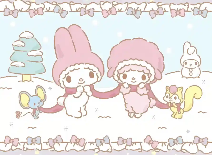 4k冬季壁纸 - 小羊 - 雪人 - 雪景「哲风壁纸」