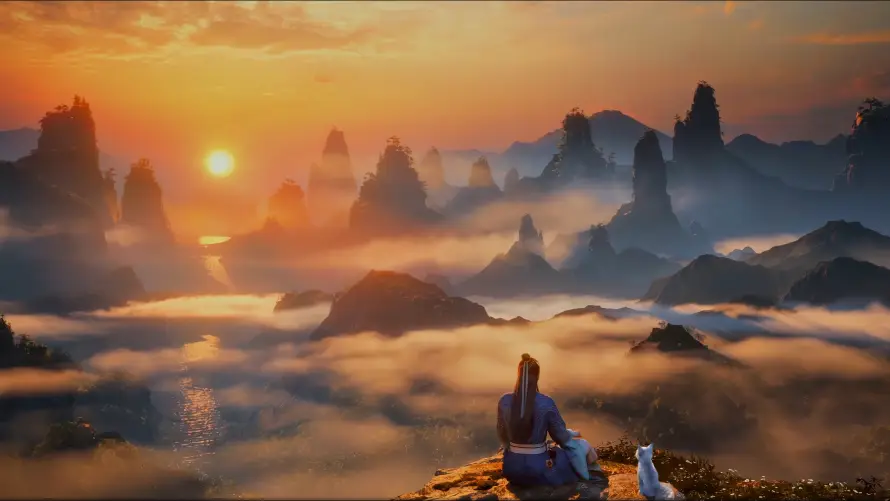 4k云海壁纸 - 夕阳 - 山峰 - 韩立「哲风壁纸」 4k云海壁纸 - 夕阳 - 山峰 - 韩立「哲风壁纸」