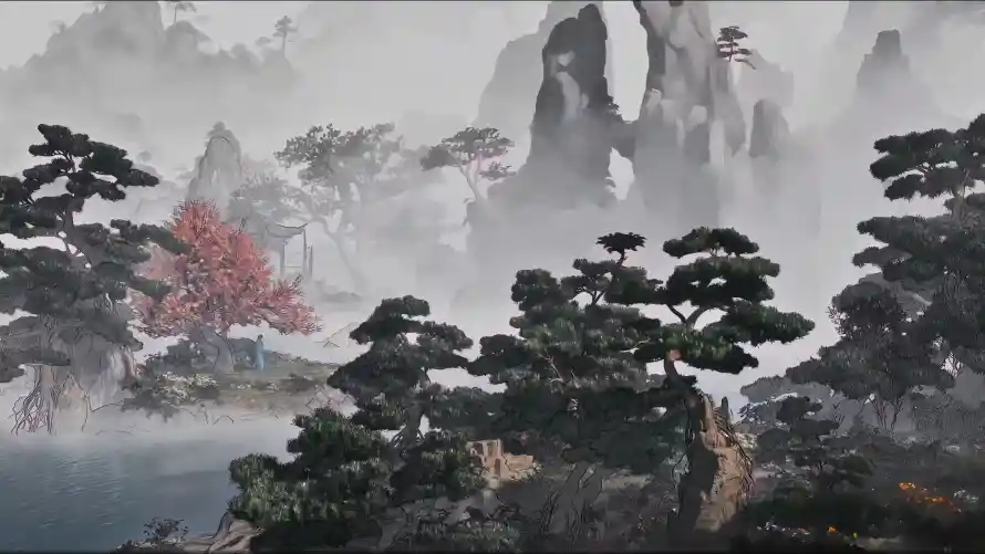 4k古风壁纸 - 山水 - 松树 - 雾气「哲风壁纸」 4k古风壁纸 - 山水 - 松树 - 雾气「哲风壁纸」