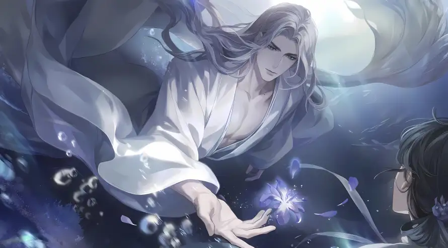 4k互动壁纸 - 古风 - 梦幻 - 白衣「哲风壁纸」
