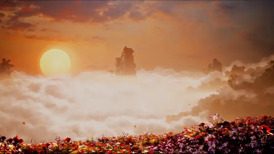4k云海壁纸 - 夕阳 - 山峰 - 花海「哲风壁纸」 4k云海壁纸 - 夕阳 - 山峰 - 花海「哲风壁纸」