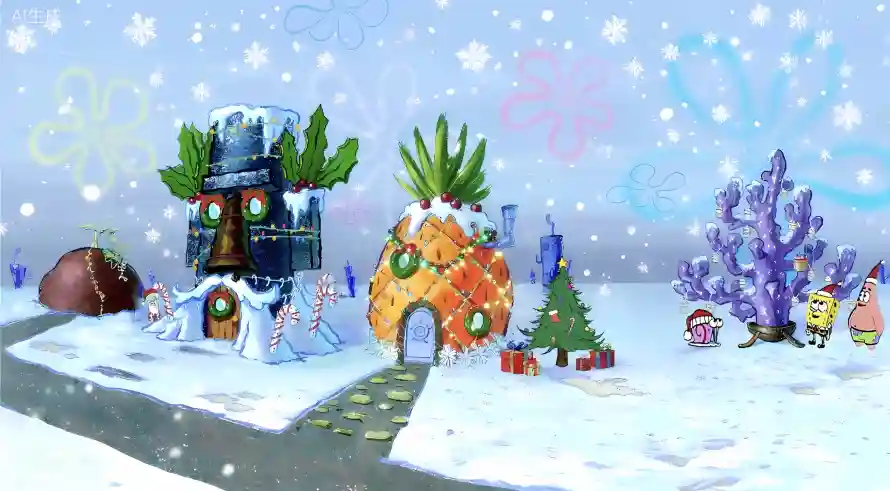 4k房屋壁纸 - 雪天 - 圣诞节 - 派大星「哲风壁纸」 4k房屋壁纸 - 雪天 - 圣诞节 - 派大星「哲风壁纸」