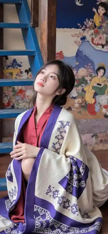 4k传统服饰壁纸 - 古风美女 - 和服美女 - 手机壁纸「哲风壁纸」