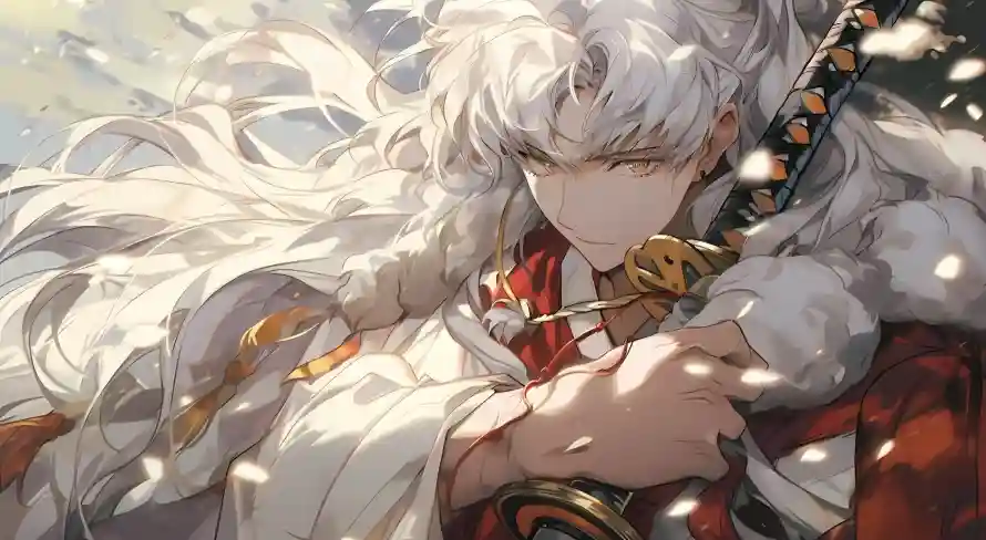 4k和服壁纸 - 刀 - 银发 - 二次元「哲风壁纸」 4k和服壁纸 - 刀 - 银发 - 二次元「哲风壁纸」