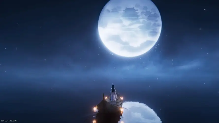 4k倒影壁纸 - 月夜 - 水面 - 游戏「哲风壁纸」 4k倒影壁纸 - 月夜 - 水面 - 游戏「哲风壁纸」