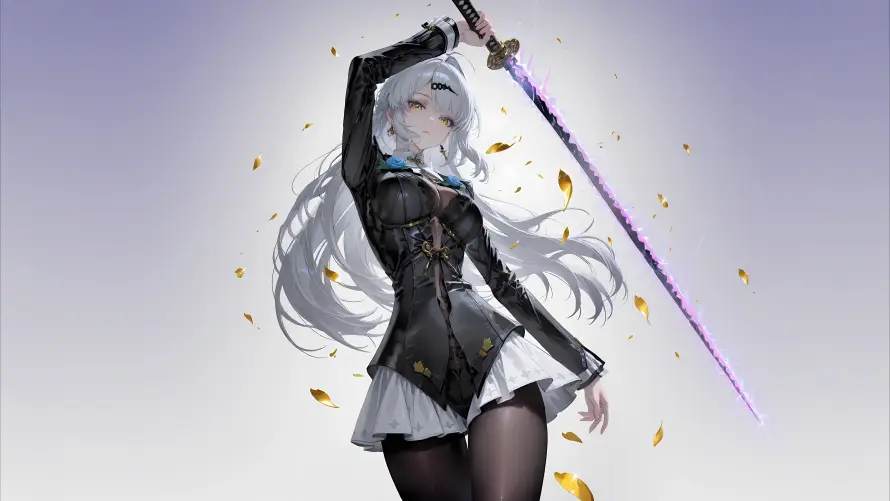 4k仪玄壁纸 - 黑丝 - 绝区零 - 白色长发「哲风壁纸」 4k仪玄壁纸 - 黑丝 - 绝区零 - 白色长发「哲风壁纸」